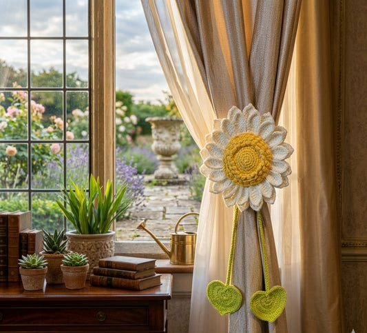 Pair of Daisy Curtain Tie (Coming Soon)