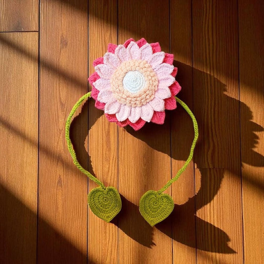 Pair of Pink Rose Curtain Tie (Coming Soon)