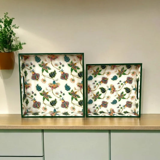 Forest Green Wooden Square Trays (Coming Soon)
